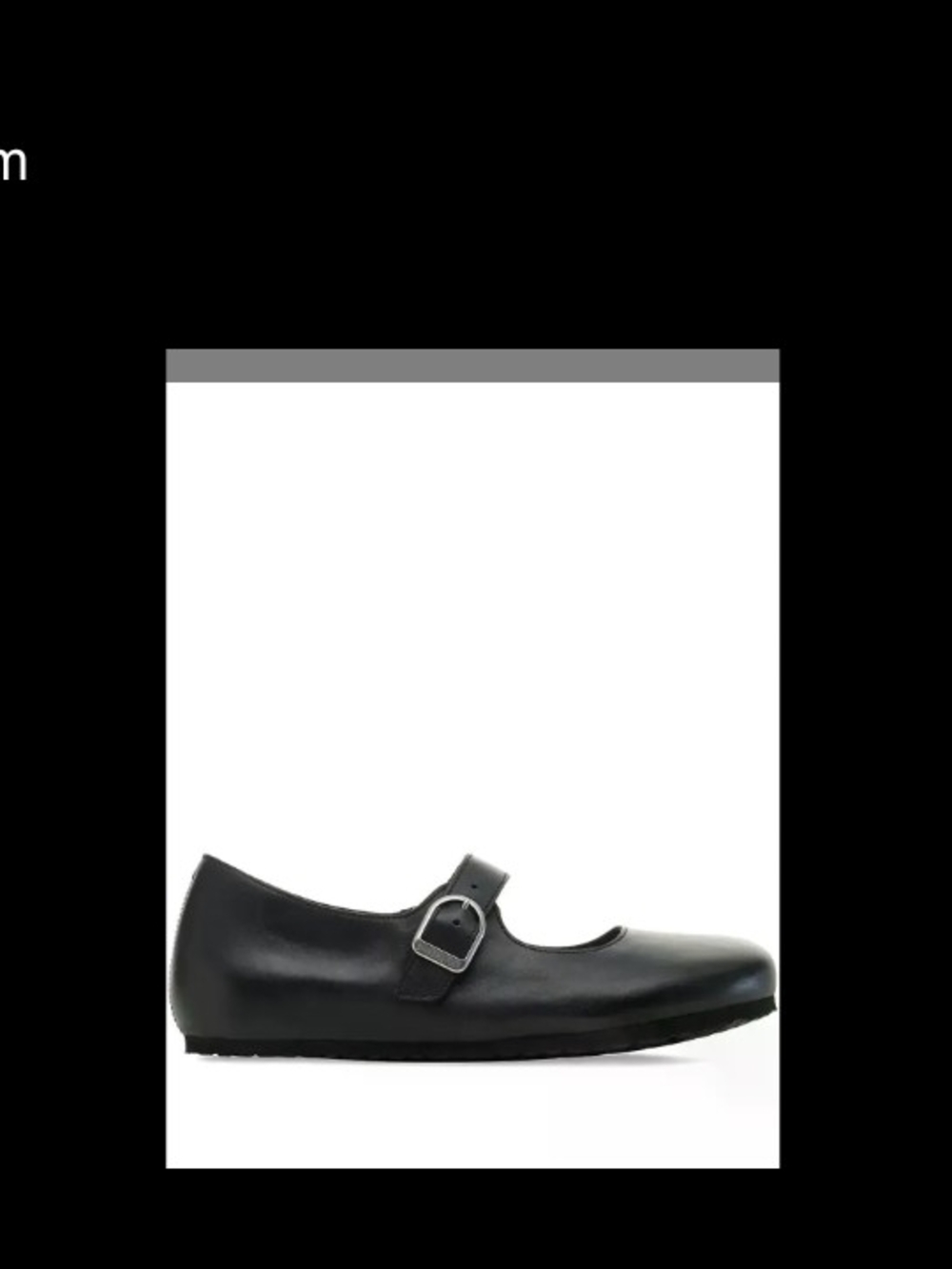 Birkenstock Santa Clarita Black Mary Jane Ballet Flat Sz 40 N Worn 1X